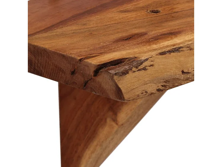 Étagères murales 2 pcs 110x20x18 Bois massif d'acacia