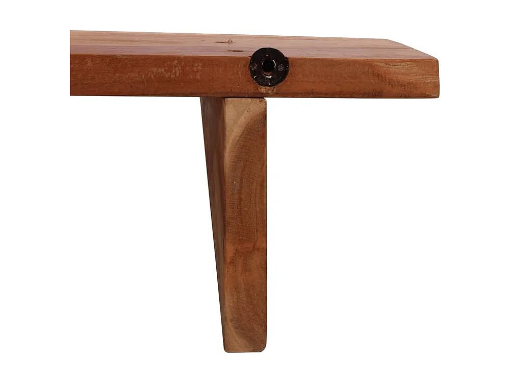 Étagères murales 2 pcs 110x20x18 Bois massif d'acacia