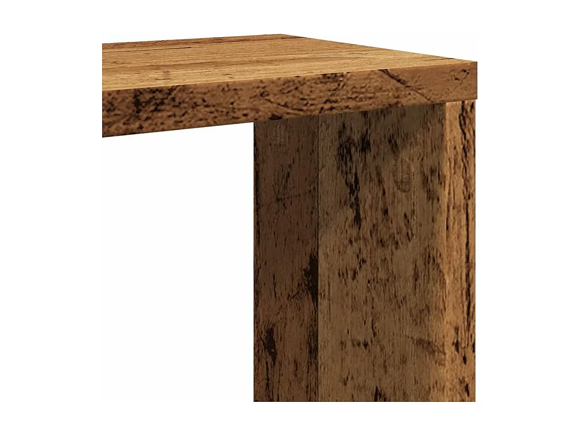 Étagères cube murales 6 pcs vieux bois 30x15x30