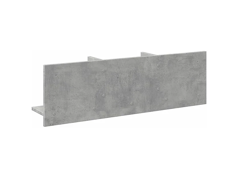 Armoire murale 100x16,5x30 gris béton bois d'ingénierie