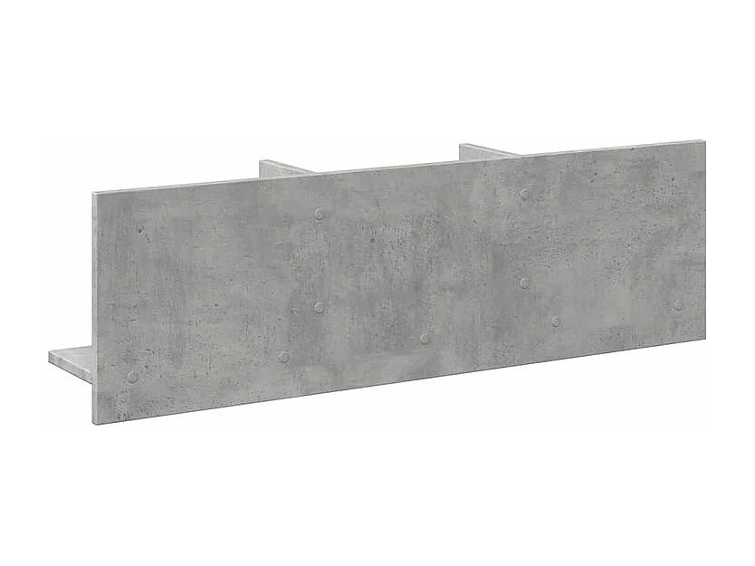 Armoire murale 100x16,5x30 gris béton bois d'ingénierie