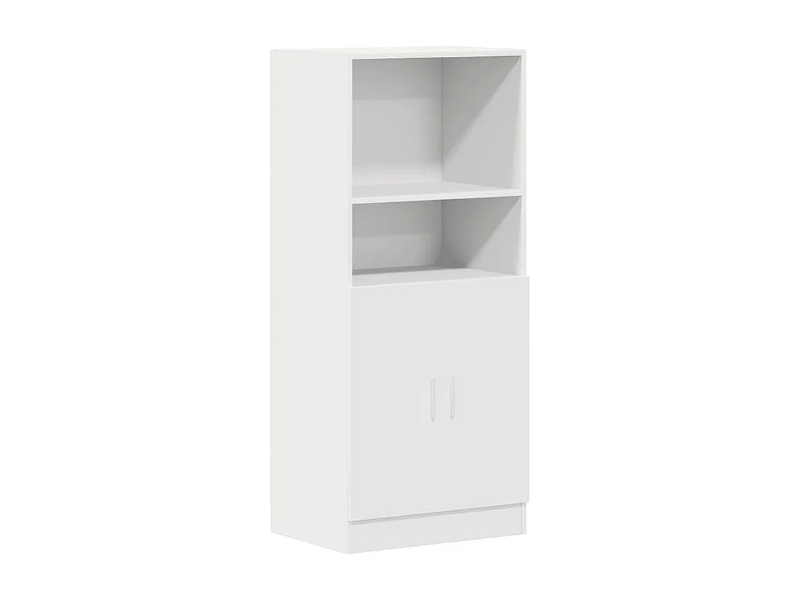 Ensemble d'armoires de cuisine 2 pcs blanc bois d'ingénierie