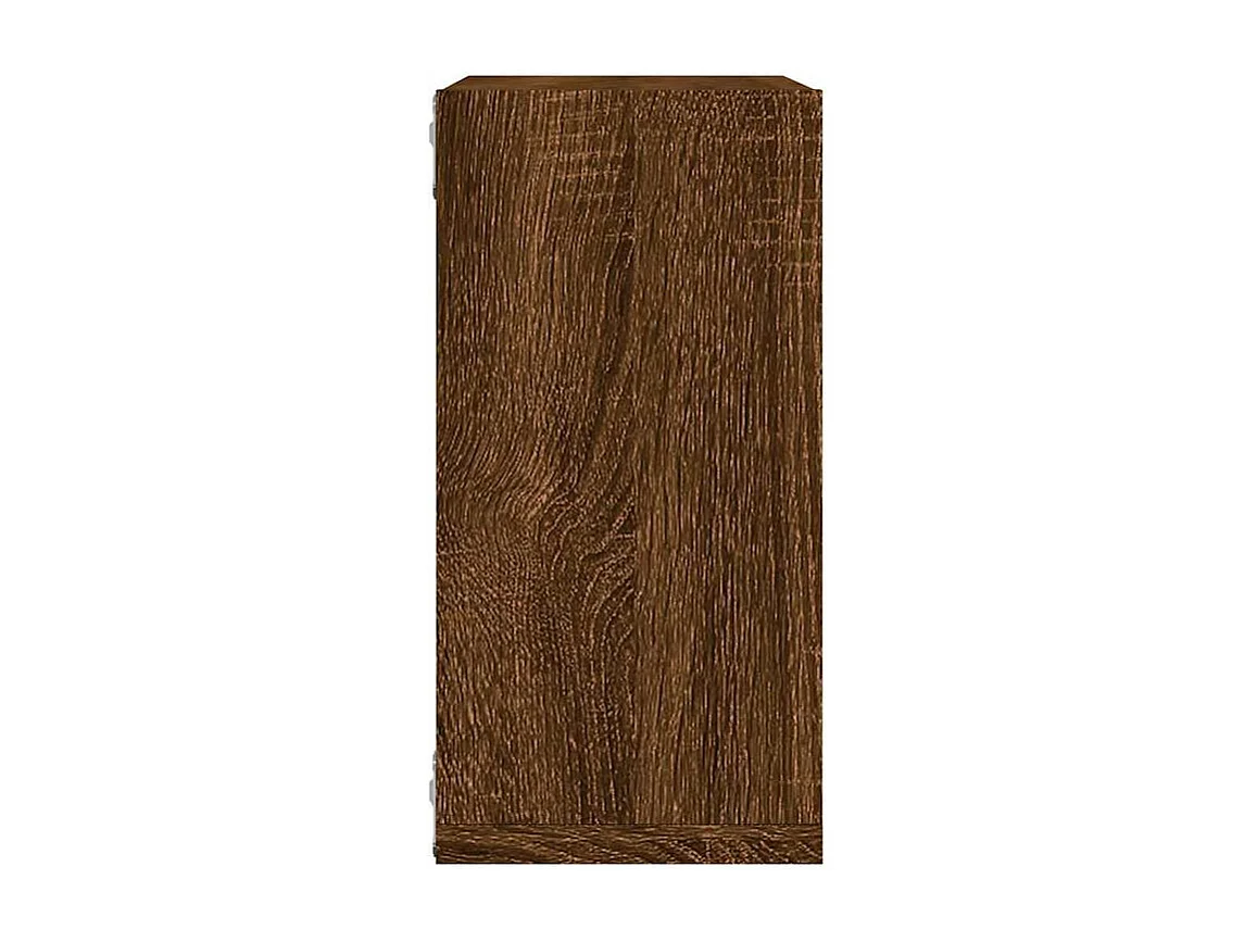 Étagères murales sous forme cube 2 pcs chêne marron 30x15x30