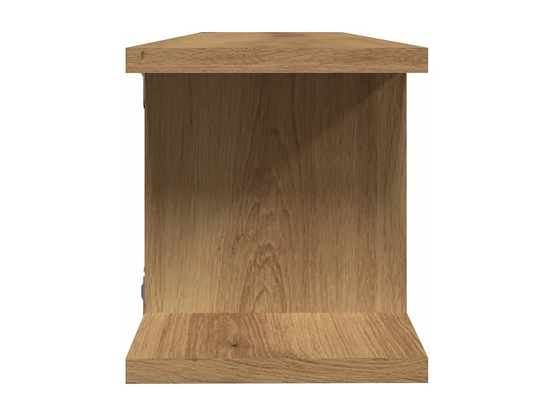 Étagères murales 2 pcs chêne artisanal 90x18x20