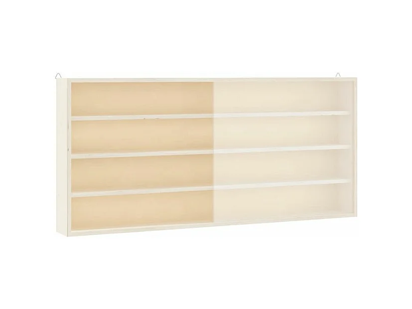 Vitrine murale avec portes 80x8,5x37