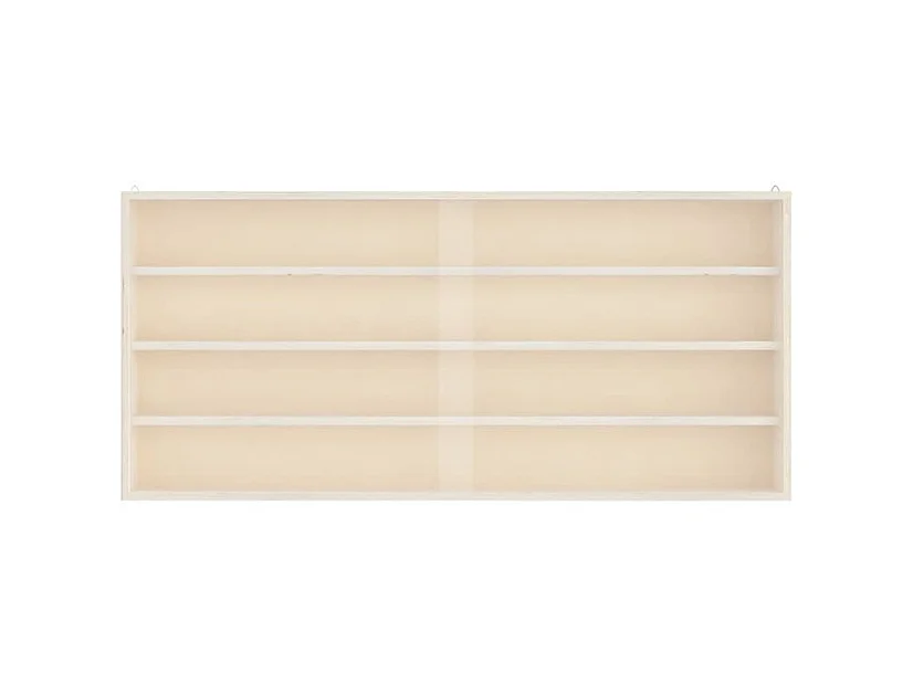 Vitrine murale avec portes 80x8,5x37