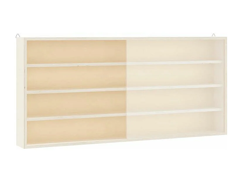 Vitrine murale avec portes 80x8,5x37