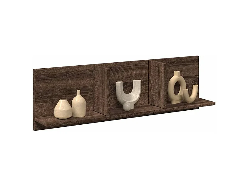 Armoire murale 100x16,5x30 chêne marron bois d'ingénierie