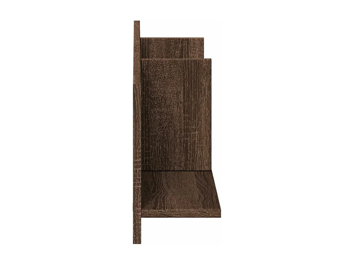 Armoire murale 100x16,5x30 chêne marron bois d'ingénierie