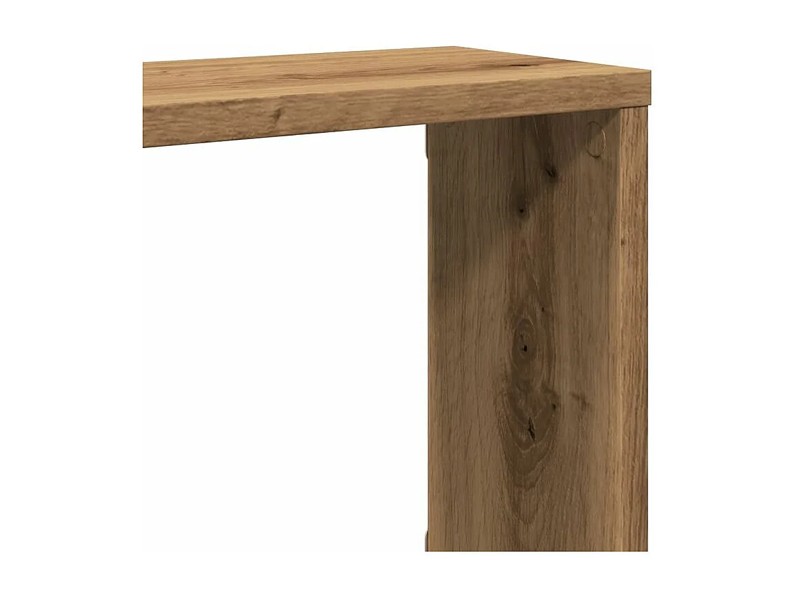 Étagères cube murales 2 pcs chêne artisanal bois ingénierie