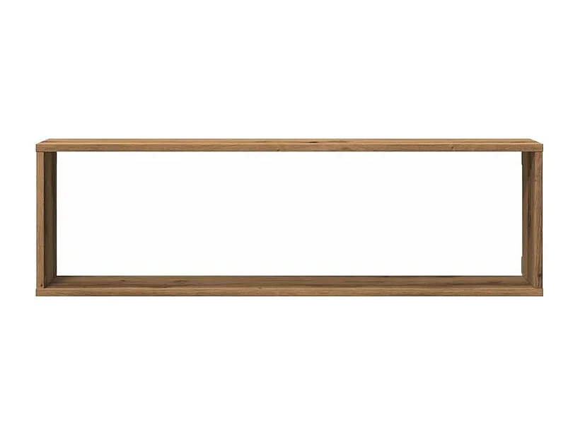 Étagères cube murales 2 pcs chêne artisanal bois ingénierie