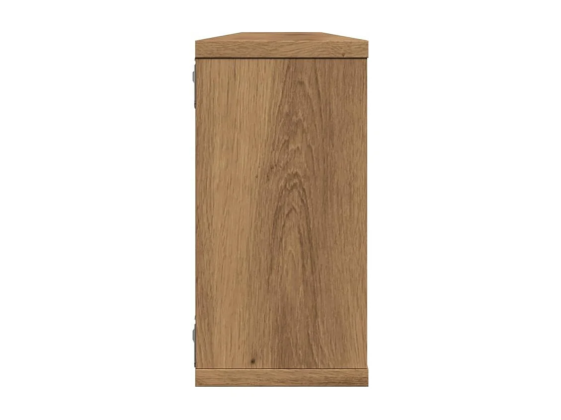 Étagères cube murales 2 pcs chêne artisanal bois ingénierie