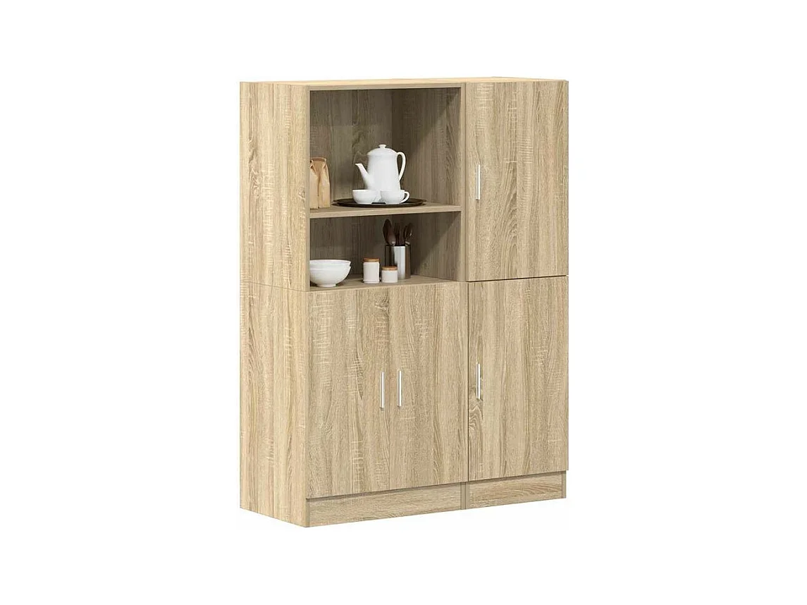 Ensemble d'armoires de cuisine 2 pcs chêne sonoma