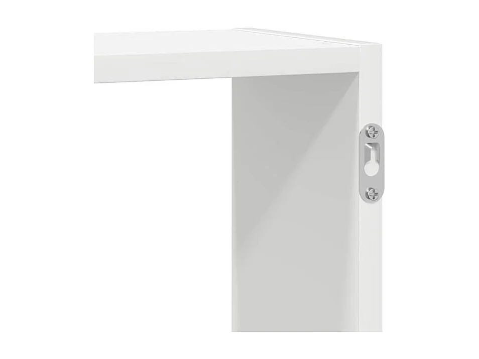 Étagère cube murale 5 compartiments blanc bois d'ingénierie