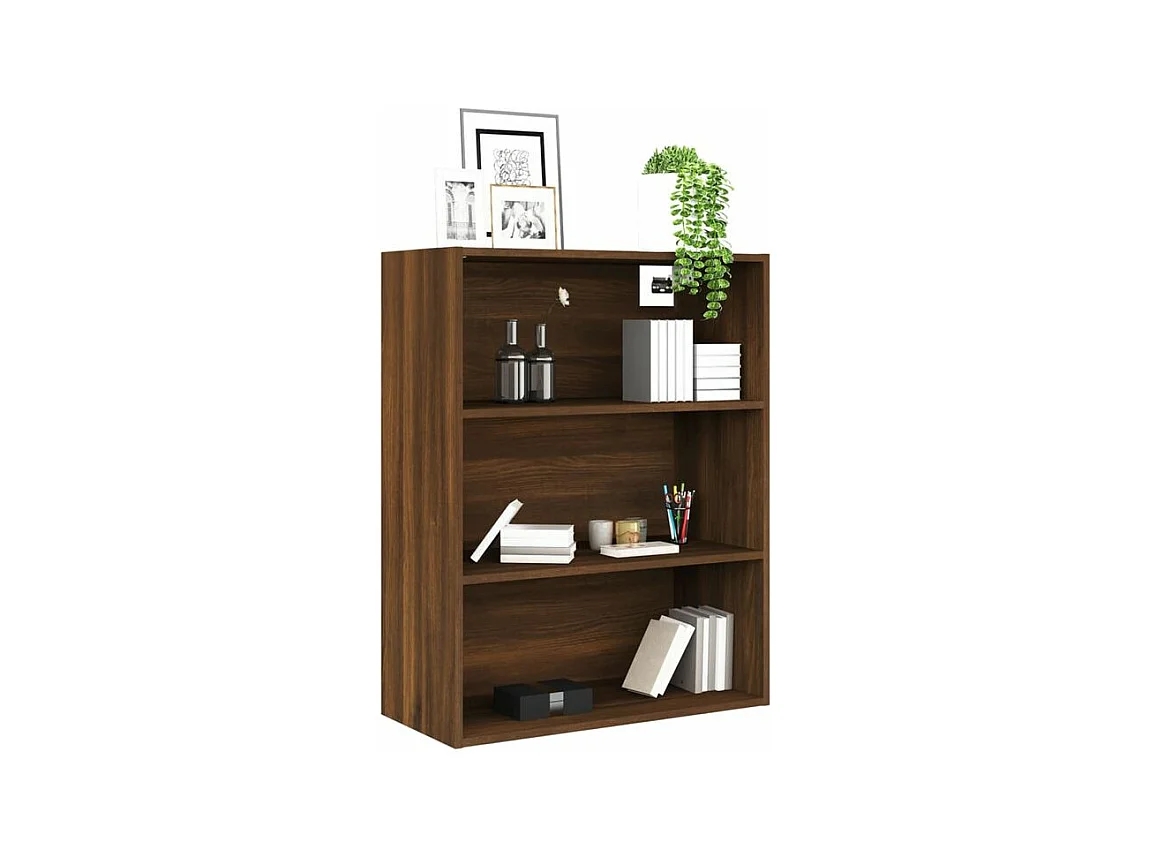 Armoire murale suspendue Chêne marron 69,5x32,5x90