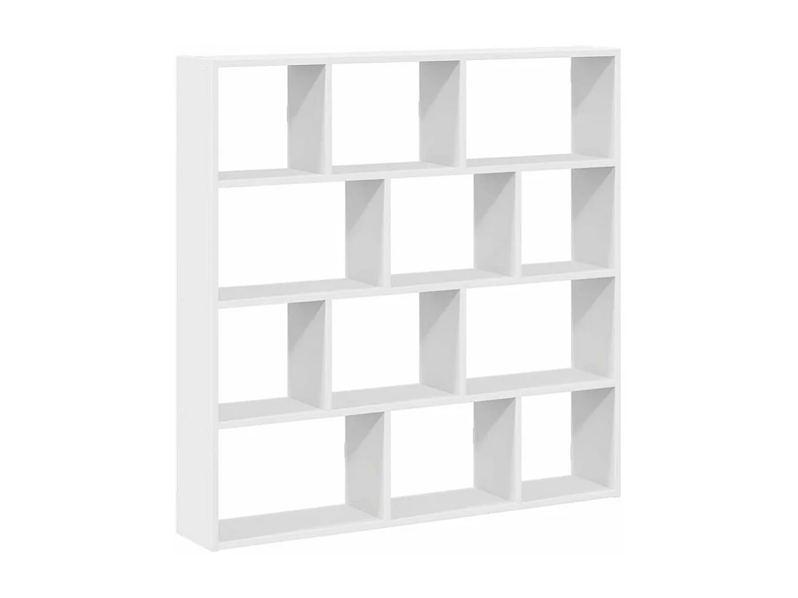 Étagère cube murale 12 compartiments blanc bois d'ingénierie
