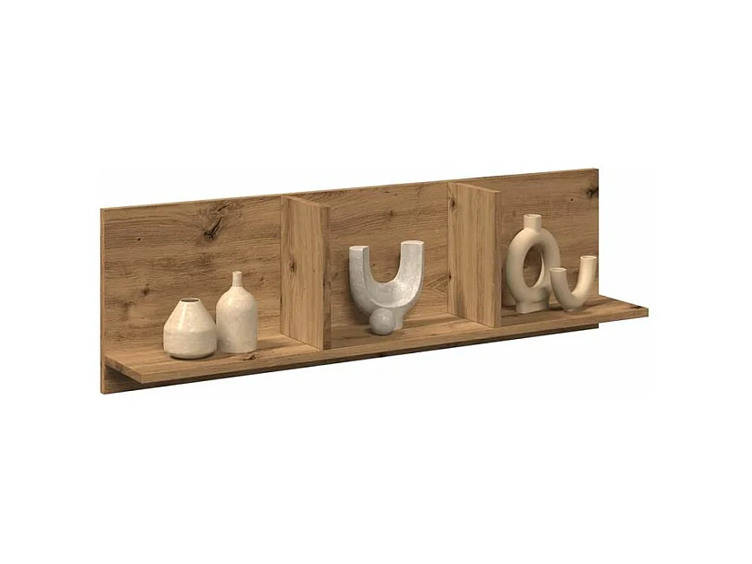 Armoire murale 100x16,5x30 chêne artisanal bois d'ingénierie