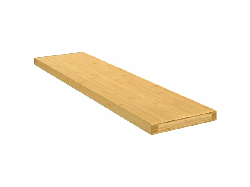 Étagère murale 80x20x2,5 bambou