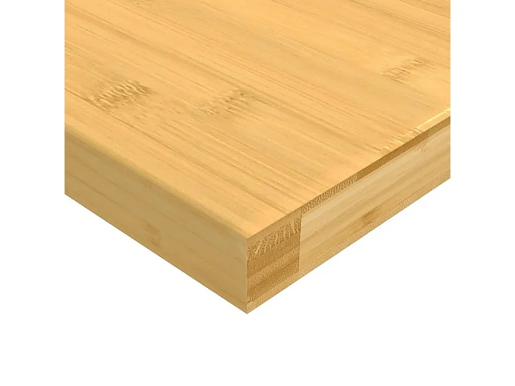 Étagère murale 80x20x2,5 bambou