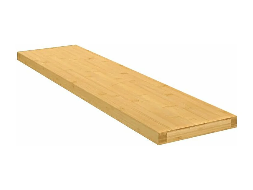 Étagère murale 80x20x2,5 bambou