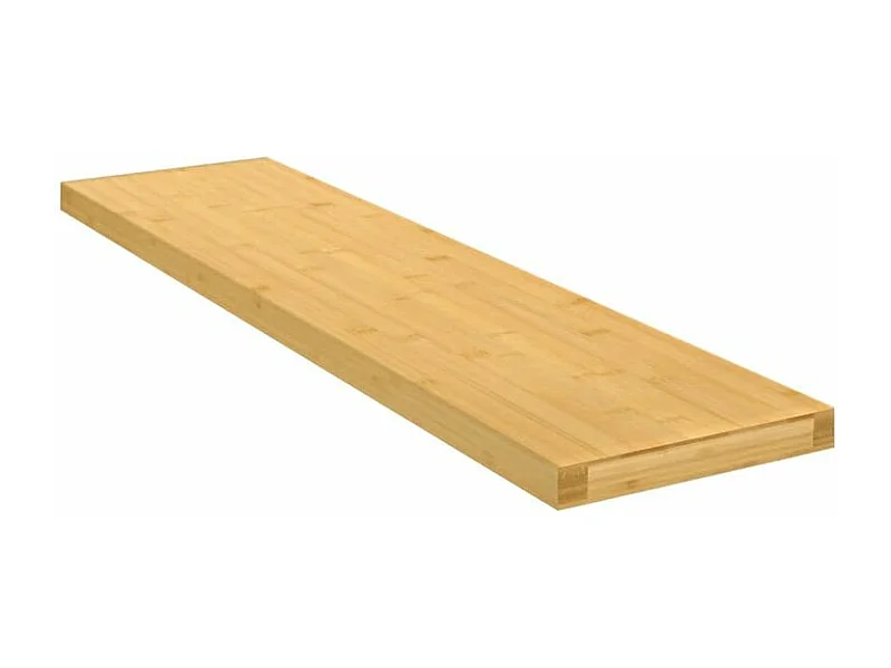 Étagère murale 80x20x2,5 bambou