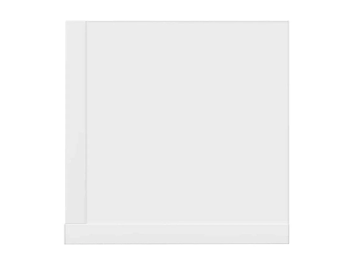 Étagères murales 2 pcs blanc 100x16,5x16,5 bois d'ingénierie
