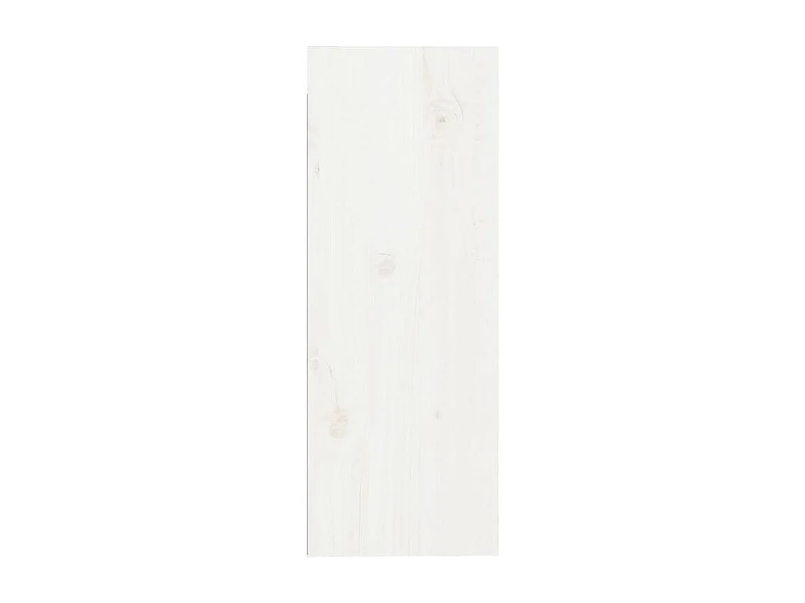 Armoire murale Blanc 30x30x80 Bois de pin massif