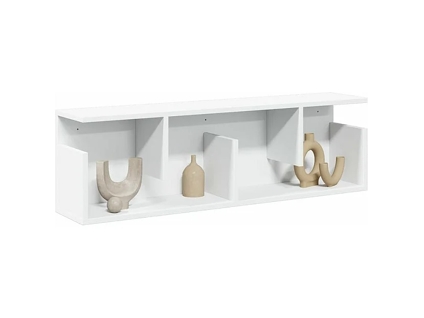 Armoire murale 100x20x30 blanc bois d'ingénierie