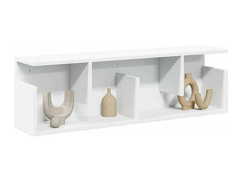 Armoire murale 100x20x30 blanc bois d'ingénierie