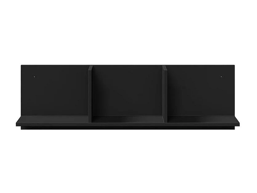 Armoire murale 100x16,5x30 noir bois d'ingénierie