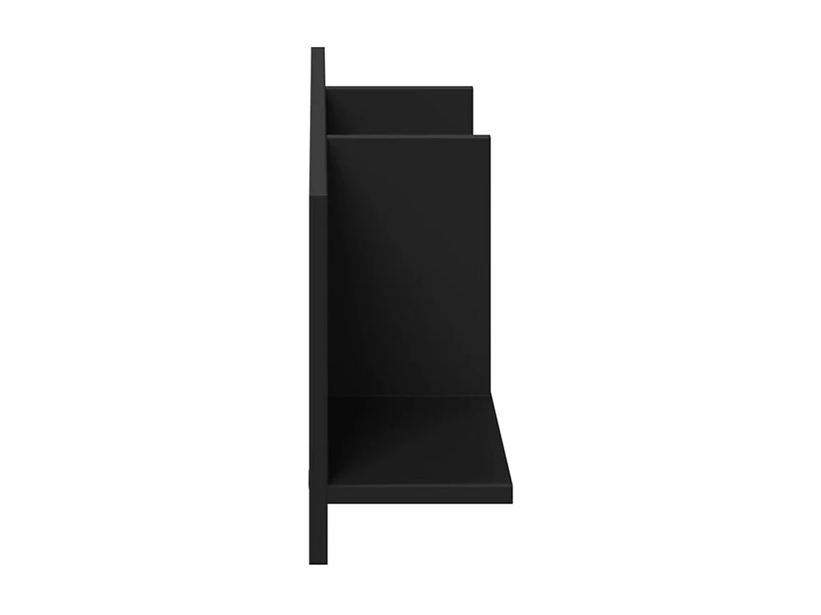Armoire murale 100x16,5x30 noir bois d'ingénierie