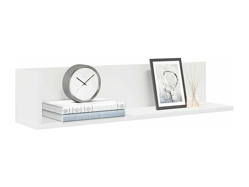 Étagères murales 2 pcs blanc 75x16,5x16,5 bois d'ingénierie