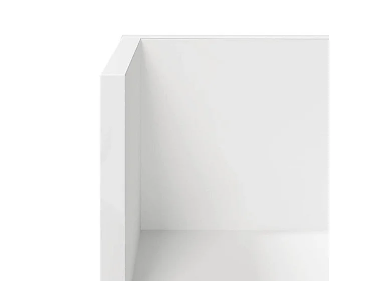 Étagères murales 2 pcs blanc 75x16,5x16,5 bois d'ingénierie