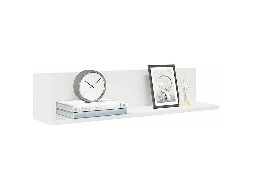 Étagères murales 2 pcs blanc 75x16,5x16,5 bois d'ingénierie