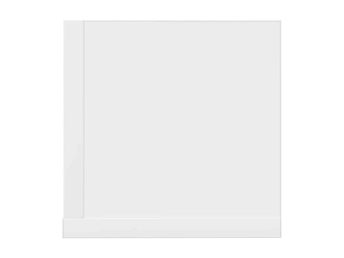 Étagères murales 2 pcs blanc 75x16,5x16,5 bois d'ingénierie