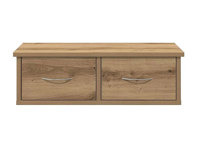 Armoire murale chêne artisanal 60x26x18,5 bois d'ingénierie