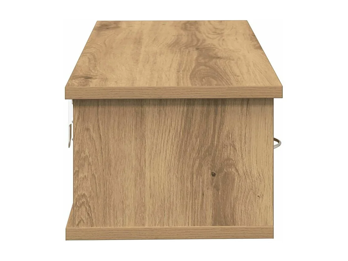 Armoire murale chêne artisanal 60x26x18,5 bois d'ingénierie