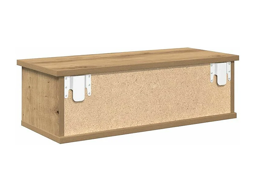 Armoire murale chêne artisanal 60x26x18,5 bois d'ingénierie