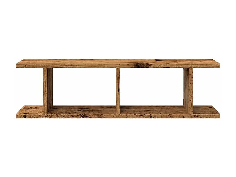 Étagères murales 2 pcs vieux bois 75x18x20 bois d'ingénierie