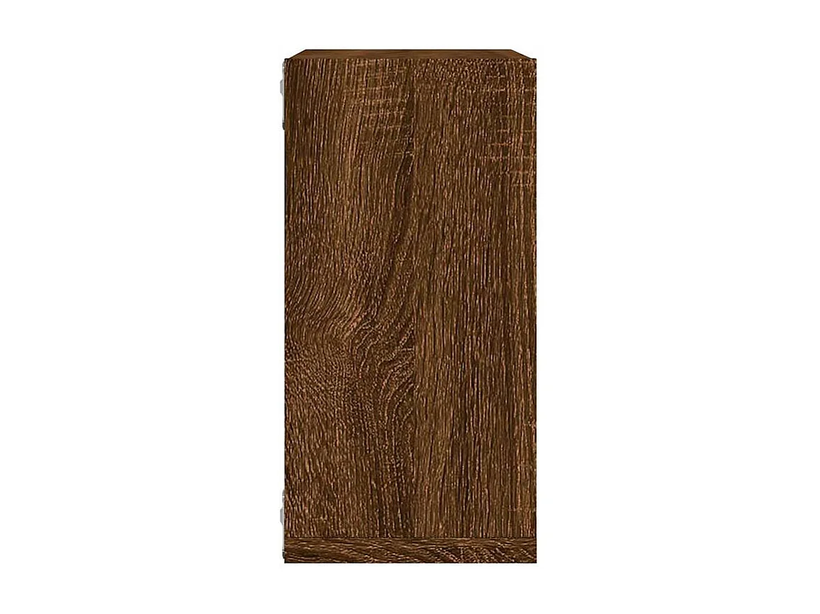 Étagères murales sous forme cube 4 pcs chêne marron 30x15x30