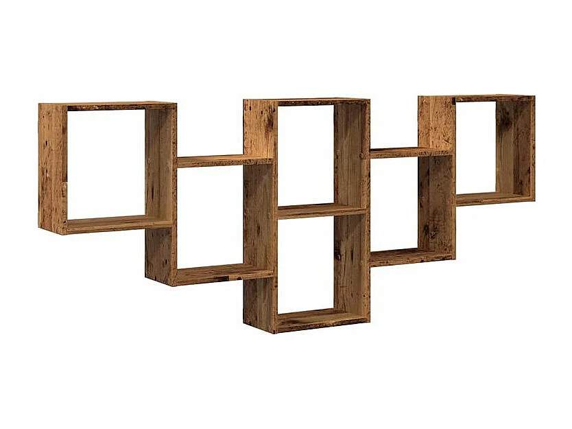 Étagère murale vieux bois 159x18x66 bois d'ingénierie