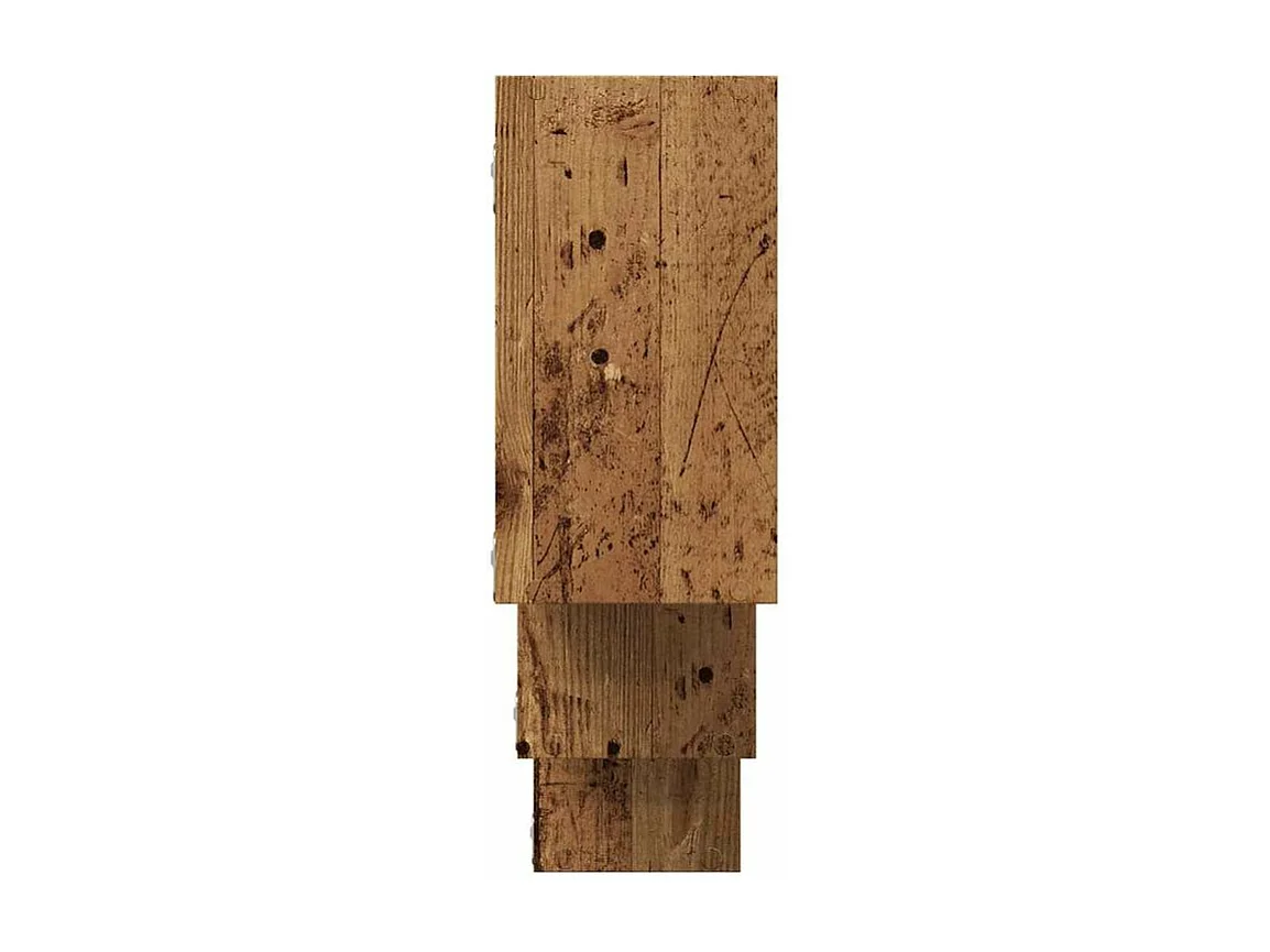 Étagère murale vieux bois 159x18x66 bois d'ingénierie