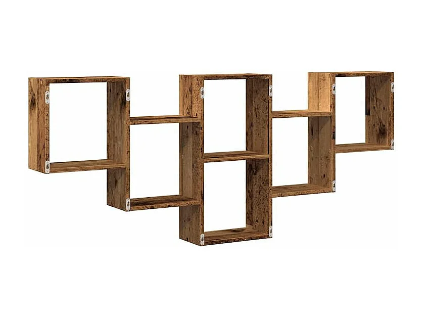 Étagère murale vieux bois 159x18x66 bois d'ingénierie