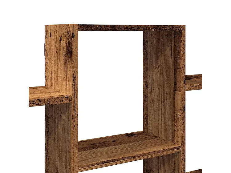 Étagère murale vieux bois 159x18x66 bois d'ingénierie