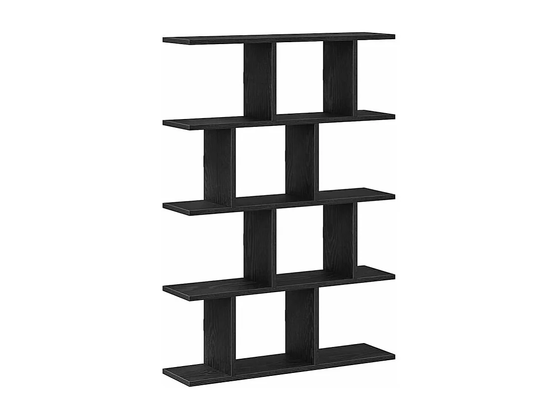 Étagère cube murale 12 compartiments noir bois d'ingénierie