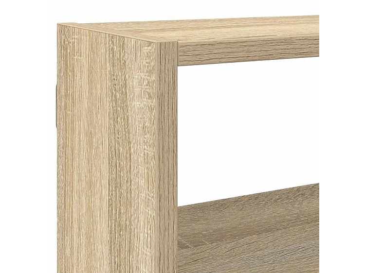 Étagère cube murale 7 compartiments chêne sonoma