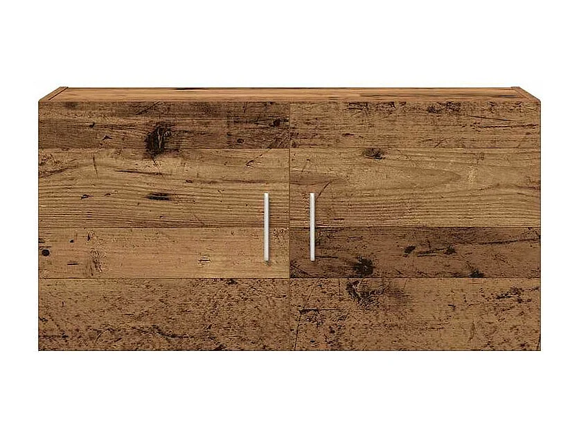 Armoire murale Korane L80xH40xP39 – Sobre et Polyvalente-Couleur Marron noisette