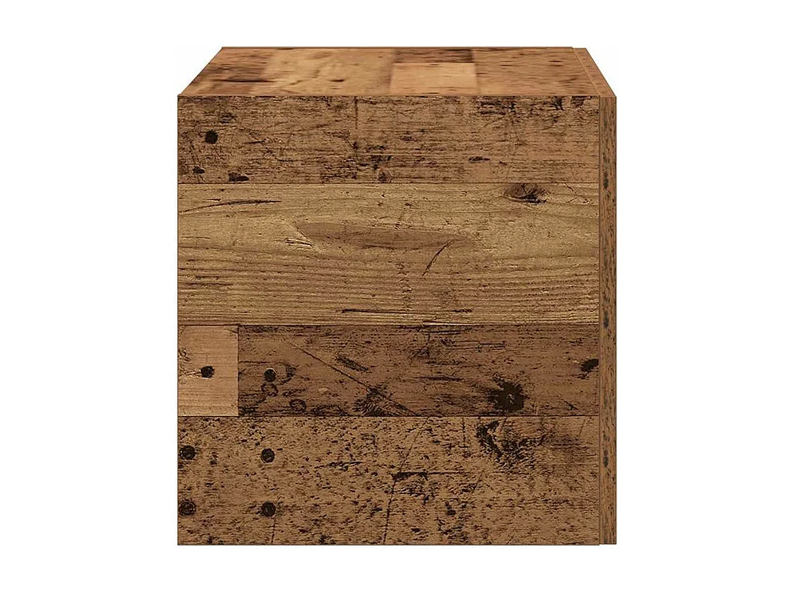 Armoire murale Korane L80xH40xP39 – Sobre et Polyvalente-Couleur Marron noisette