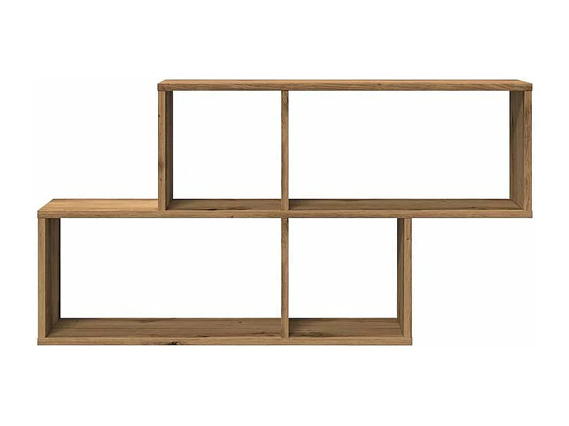 Étagère murale chêne artisanal 100x18x53 bois d'ingénierie