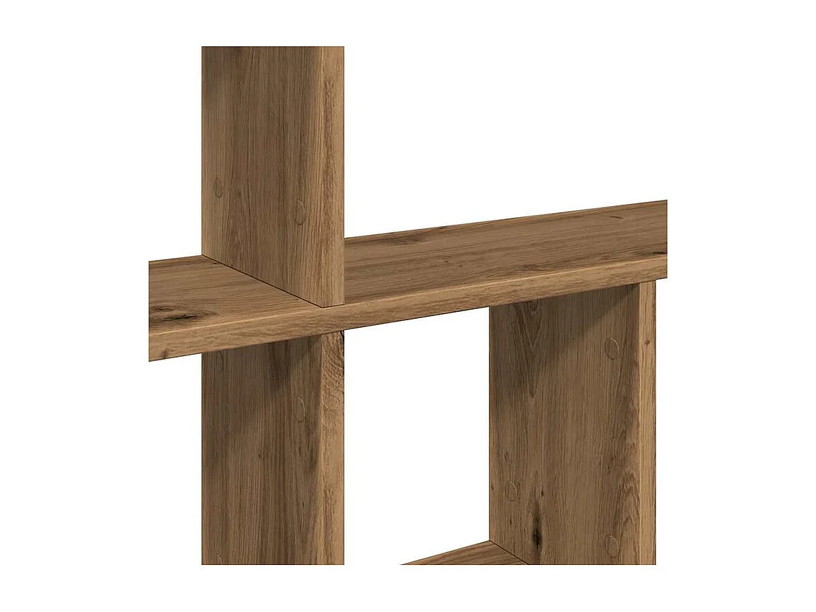 Étagère murale chêne artisanal 100x18x53 bois d'ingénierie